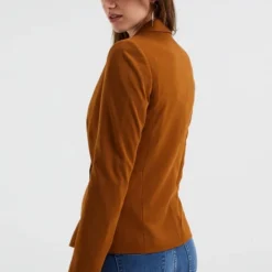 WE Fashion Dames Getailleerde Jersey Stretch Blazer -Dameskleding Verkoop 550x822 5