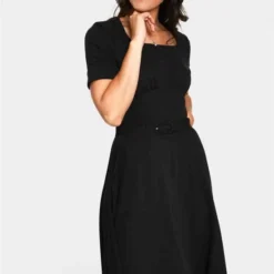 Voodoo Vixen Korte Jurk -M- Lucia Black Zwart -Dameskleding Verkoop 550x823 34