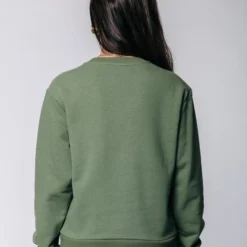 Colourful Rebel Logo Trui Groen Dames - Loose Fit - Katoen - S