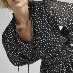 Freebird Jurk Friday C Wv Satin Stripe Pes 22 2 Black Dames Maat - XL -Dameskleding Verkoop 550x824 113