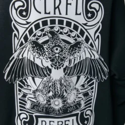 Colourful Rebel Art Eagle Jurk Zwart Dames - Loose Fit - Katoen - M -Dameskleding Verkoop 550x824 19