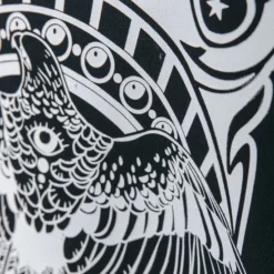 Colourful Rebel Art Eagle Jurk Zwart Dames - Loose Fit - Katoen - M -Dameskleding Verkoop 550x824 21