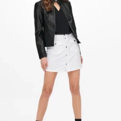 JDY JDYEMILY FAUX LEATHER JACKET OTW NOOS Dames Jas - Maat 36 -Dameskleding Verkoop 550x824 24