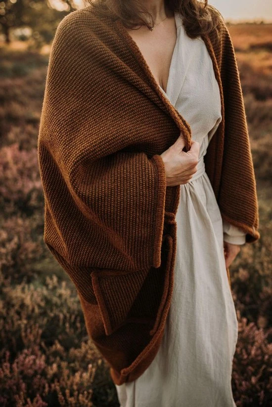 Alwero Vest Tilda 100% Wol Rusty - 1 Alwero Vest Tilda 100% Wol Rusty -