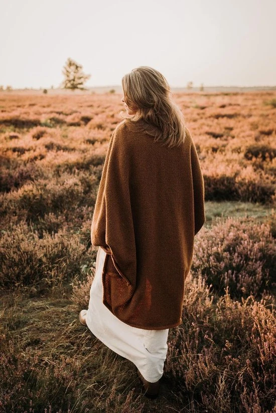 Alwero Vest Tilda 100% Wol Rusty - 2 Alwero Vest Tilda 100% Wol Rusty - - Afbeelding 2