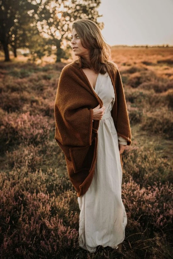 Alwero Vest Tilda 100% Wol Rusty - 3 Alwero Vest Tilda 100% Wol Rusty - - Afbeelding 3