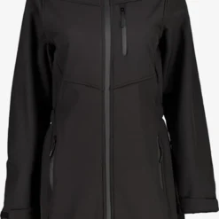 Mountain Peak Dames Softshell Jas - Zwart - Maat M - Winddicht - Ademend Materiaal