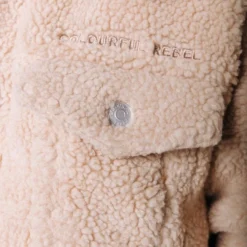 Colourful Rebel Vany Teddy Jas Beige Dames - Polyester - S -Dameskleding Verkoop 550x824 56