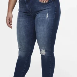 ONLY CARMAKOMA CARWILLY REG SKINNY ANK JEANS MBD NOOS Dames Jeans - Maat 44 -Dameskleding Verkoop 550x824 76