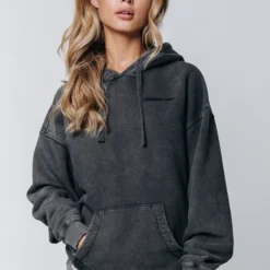 Colourful Rebel Art Eagle Hoodie Grijs Dames - Oversized Fit - Polyester - L