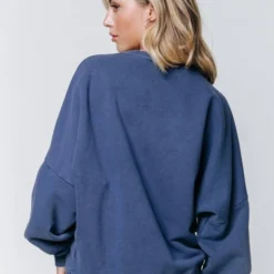 Colourful Rebel CR Acid Wash Trui Blauw Dames - Loose Fit - Katoen - M -Dameskleding Verkoop 550x824 92