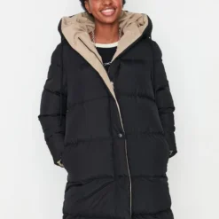 Trendyol Vrouwen Standaard Kogelvis Winterjas 17 Trendyol Vrouwen Standaard Kogelvis Winterjas -Dameskleding Verkoop 550x825 147