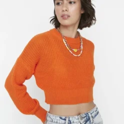 Trendyol Vrouwen Off-shoulder Basis Trui -Dameskleding Verkoop 550x825 148