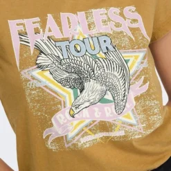 Jacqueline De Yong T-shirt Jdyfarock S/s Print Top Jrs 15201027 Ecru Olive/fearless Dames Maat - M -Dameskleding Verkoop 550x825 168