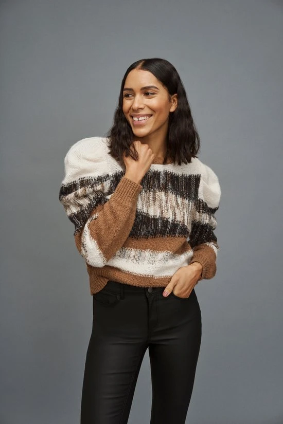 VILA VIYOKO O-NECK L/S KNIT TOP Dames Trui - Maat S 1 VILA VIYOKO O-NECK L/S KNIT TOP Dames Trui - Maat S