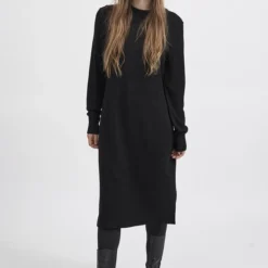 VILA VIRIL CREW NECK L/S MIDI DRESS - NOOS Dames Jurk - Maat M -Dameskleding Verkoop 550x825 190