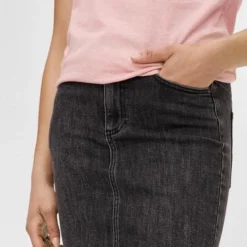Pieces PCLILI MW DENIM SKIRT BL649-VI/NOOS BC Dames Rok - Maat XS -Dameskleding Verkoop 550x825 198
