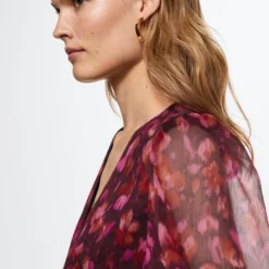 Mango Jurk Soepelvallende Jurk Met Bloemetjesprint 37017772 78 Dames Maat - XL -Dameskleding Verkoop 550x825 212