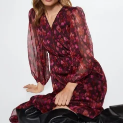 Mango Jurk Soepelvallende Jurk Met Bloemetjesprint 37017772 78 Dames Maat - XL -Dameskleding Verkoop 550x825 213