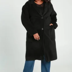 Paprika Lange, Effen Mantel Met Grote Zakken 13 Paprika Lange, Effen Mantel Met Grote Zakken -Dameskleding Verkoop 550x825 26