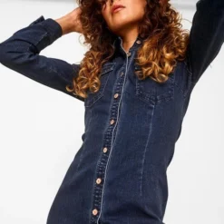 Noisy May NMJOY L/S DRESS SU036DB Dames Jurk - Maat XL -Dameskleding Verkoop 550x825 272