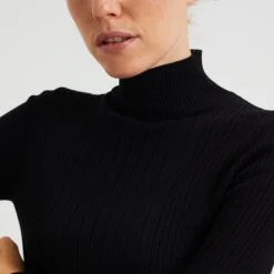 WE Fashion Dames Coltrui Met Ribstructuur -Dameskleding Verkoop 550x825 290