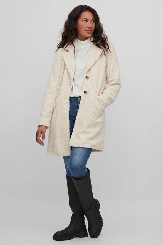 Vila Jas Viliosi Teddy Coat/su - Fav 14061532 Birch Dames Maat - 42 2 Vila Jas Viliosi Teddy Coat/su - Fav 14061532 Birch Dames Maat - 42 - Afbeelding 2