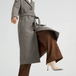 WE Fashion Dames Wolmix Jas Met Pied-de-poule Dessin. -Dameskleding Verkoop 550x825 452