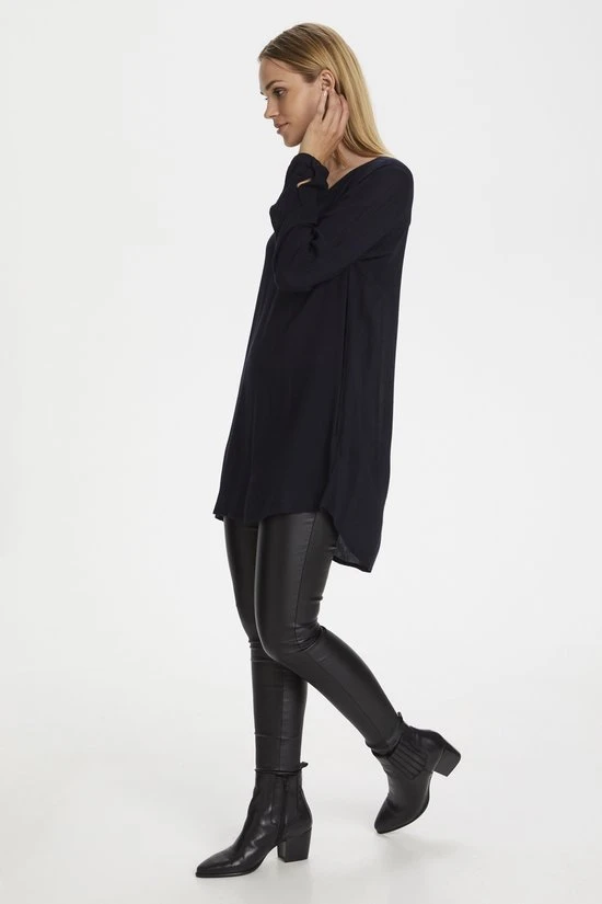 Kaffe Amber V-Neck Tunic Dames Tuniek - Maat 36 3 Kaffe Amber V-Neck Tunic Dames Tuniek - Maat 36 - Afbeelding 3