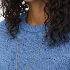 Only Trui Onllolli L/s Pullover Knt Noos 15234745 Super Sonic Dames Maat - L -Dameskleding Verkoop 550x825 50