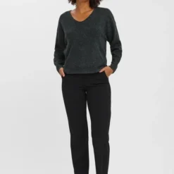 VERO MODA VMDOFFY LS V-NECK BLOUSE GA NOOS Dames Trui - Maat L -Dameskleding Verkoop 550x825 519