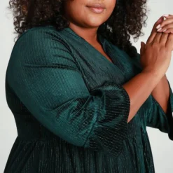 Paprika Korte, Fluwelen Jurk Met Lurex -Dameskleding Verkoop 550x825 546