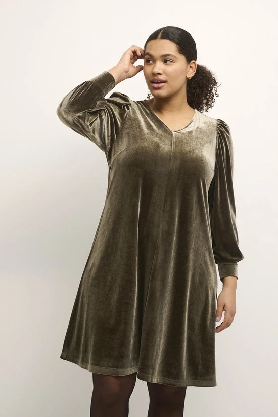 Kaffe Curve KCmilana Dress Dames Jurk - Maat M 5 Kaffe Curve KCmilana Dress Dames Jurk - Maat M - Afbeelding 5