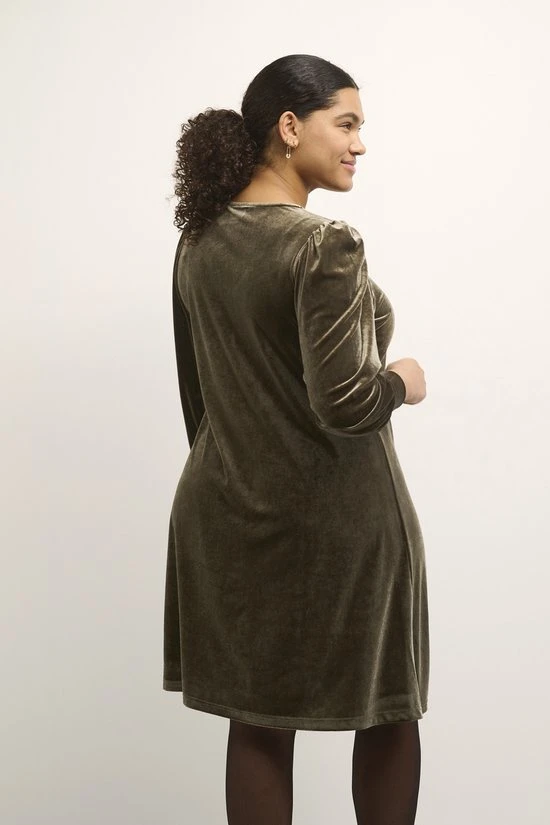 Kaffe Curve KCmilana Dress Dames Jurk - Maat M 6 Kaffe Curve KCmilana Dress Dames Jurk - Maat M - Afbeelding 6