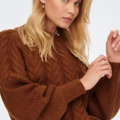 Only Trui Onlsif Freja L/s Pullover Knt 15259158 Argan Oil Dames Maat - M