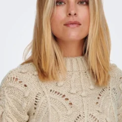 Only Trui Onljane L/s Structure Pullover Knt 15269294 Whitecap Gray/w Melange Dames Maat - M -Dameskleding Verkoop 550x825 623
