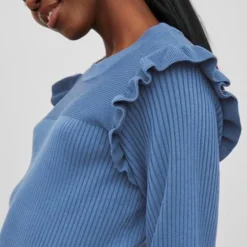 VILA VINEIRA L/S KNIT TOP/3/LR Dames Trui - Maat M -Dameskleding Verkoop 550x825 71