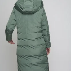 RINO & PELLE Reversible Long Padded Coat Milky Mint And Jungle 36 -Dameskleding Verkoop 550x826 32