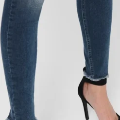 Only ONLBLUSH LIFE MID SK ANK RW REA422 NOOS Special Blue Grey Denim Dames Jeans - Maat S X L30 -Dameskleding Verkoop 550x829 6