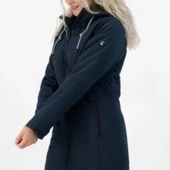 Kjelvik Dames Winterjas - Softshell Parka Dames - Tina - Blauw - Maat 42 -Dameskleding Verkoop 550x830 4