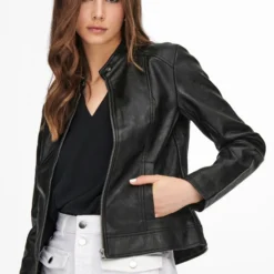 JDY JDYEMILY FAUX LEATHER JACKET OTW NOOS Dames Jas - Maat 36 -Dameskleding Verkoop 550x831