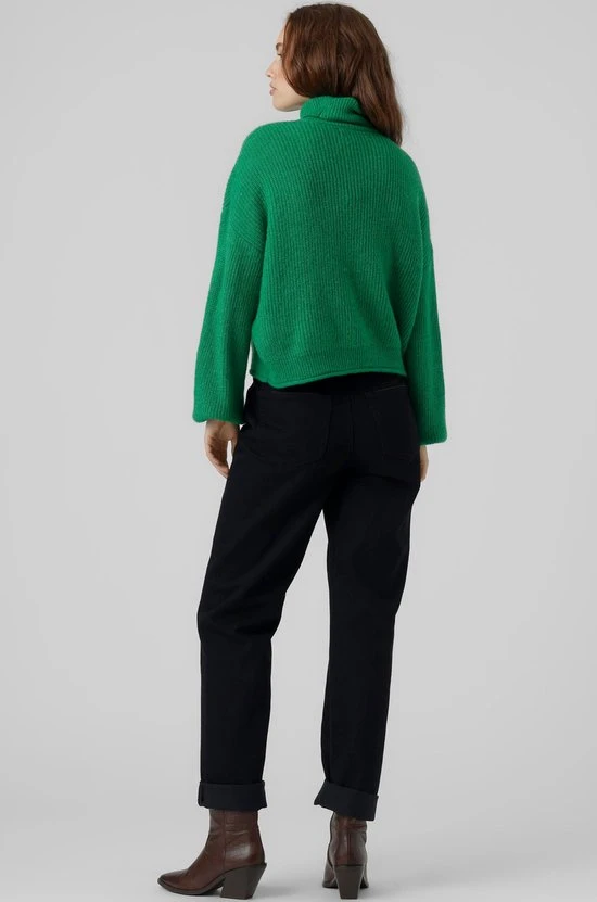 VERO MODA VMYVONNE LS ROLLNECK ROLLEDGE BLOU GA BF Dames Trui - Maat XL 5 VERO MODA VMYVONNE LS ROLLNECK ROLLEDGE BLOU GA BF Dames Trui - Maat XL - Afbeelding 5