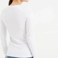 WE Fashion Dames Biologisch Katoen Shirt - Maat XL -Dameskleding Verkoop 550x831 7