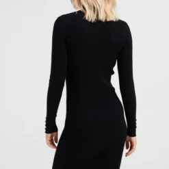 WE Fashion Dames Jurk Van Ribstof 7 WE Fashion Dames Jurk Van Ribstof -Dameskleding Verkoop 550x833 1