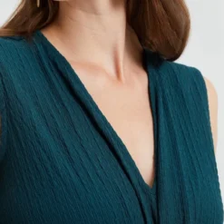 WE Fashion Dames Jumpsuit Met Knoopdetail En Structuur -Dameskleding Verkoop 550x836 3