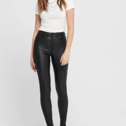 ONLY ONLROYAL HW SK ROCK COATED PIM NOOS Dames Broek - Maat XL X L34 -Dameskleding Verkoop 550x839 1